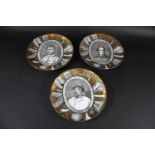 FORNASETTI PLATES - GRANDI MAESTRI three Grandi Maestri plates with depictions of Verdi, Bellini and