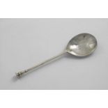 A JAMES I SEAL TOP SPOON The terminal with traces of gilding and indistinct pricked initials, by