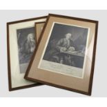 THREE PORTRAIT PRINTS OF AUGSBURG SILVERSMITHS comprising Philipp Adam Benz (1709-1749), mezzotint