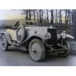 Leyland Eight. Fourteen monochrome full-plate photographs depicting both chassis and bodied cars.