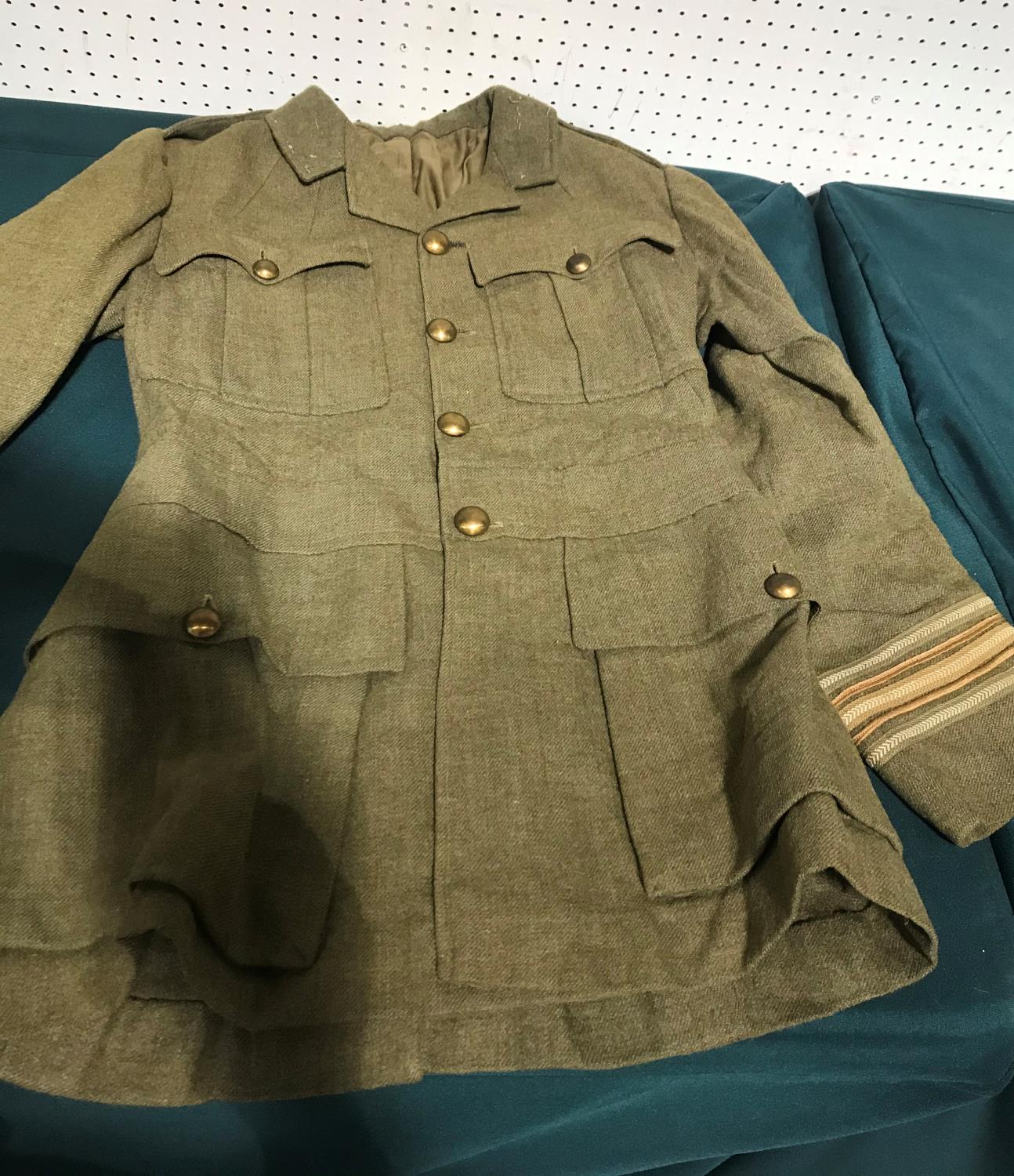 A COLLECTION OF UNIFORM, POSSIBLY SCOTS GREYS. A Jacket with Majors rank to the cuff and lacking all - Image 4 of 4