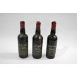 VINTAGE PORT - CALEM 3 bottles of Calem 1970 Vintage Port, each with damages to the wax seals and