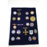 NURSING BADGES 21 various badges including Salisbury General Hospital, Darlington General (