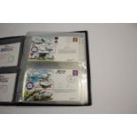 FIRST DAY COVERS - AVIATION including an album with Aviation covers (many signed including Captain