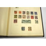SIMPLEX DE LUXE STAMP ALBUM - GREAT BRITAIN an album including 19thc and 20thc GB stamps (1d