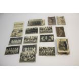 OLD PHOTOGRAPHS & POSTCARDS a mixed lot including some 19thc studio portrait photographs, various