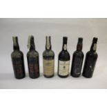VINTAGE PORT 6 bottles including Warre's Quinta Da Cavadinha 1986, Quinta Do Noval 1982, 2 bottles