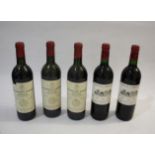 RED WINE 11 various bottles including Chateau Leoville-Barton 1978 (3), Chateau D'Angludet 1996 (2),