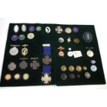 NURSING BADGES 2 cards with various badges including Army School of Psychiatric Nursing, Army