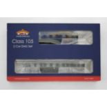 BACHMANN CLASS 105 CAR SET a boxed 31-326 Class 105 Two Car DMU, BR Green with speed whiskers. Looks