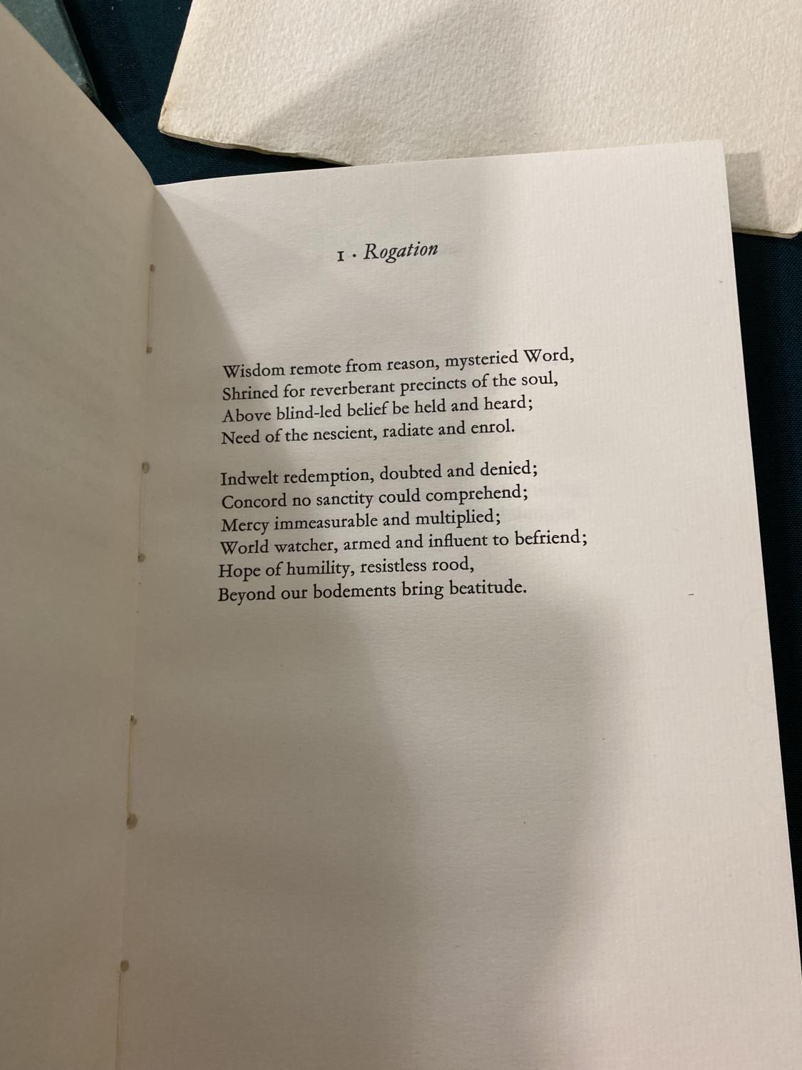 Sassoon, Siegfried. An Octave, number 9 of 350 copies, signed by the author, portrait - Image 3 of 8