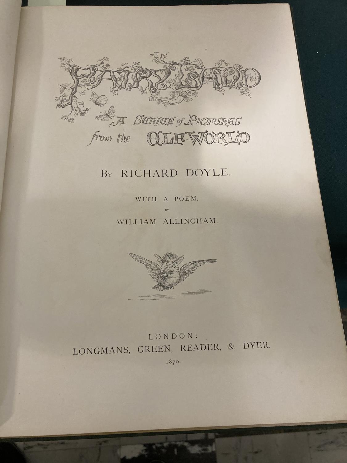 Doyle, Richard. In Fairyland. A Series of Pictures from the Elf World, first edition, half-title, 16 - Image 5 of 7