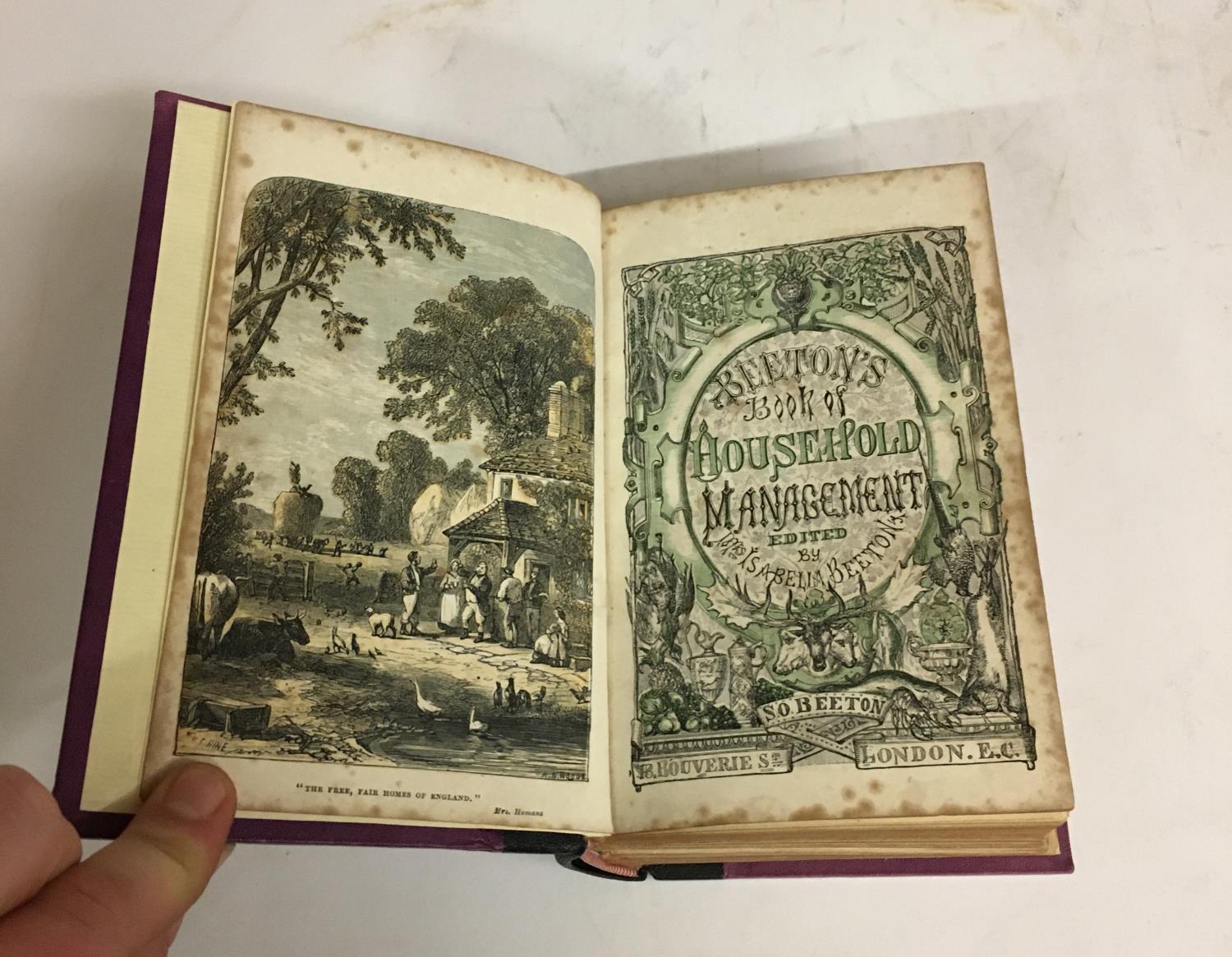 Beeton, Isabella. The Book of Household Management, first edition in book form, frontispiece, - Image 3 of 4