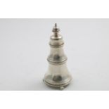 AN ELIZABETH II REPLICA OF AN ELIZABETH I PERIOD "BELL" SALT in three sections, also with a