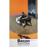 •FRANCIS BACON INTEREST A poster for Bacon's exhibition at Le Grand Palais, Paris, October 1971-