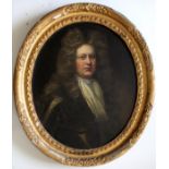 FOLLOWER OF THOMAS HILL (1661-1734) PORTRAIT OF A GENTLEMAN, PROBABLY EDWARD PETHERICK; and A