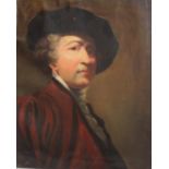 AFTER SIR JOSHUA REYNOLDS, PRA (1723-1792) PORTRAIT OF THE ARTIST Oil on canvas 58.5 x 49cm. with