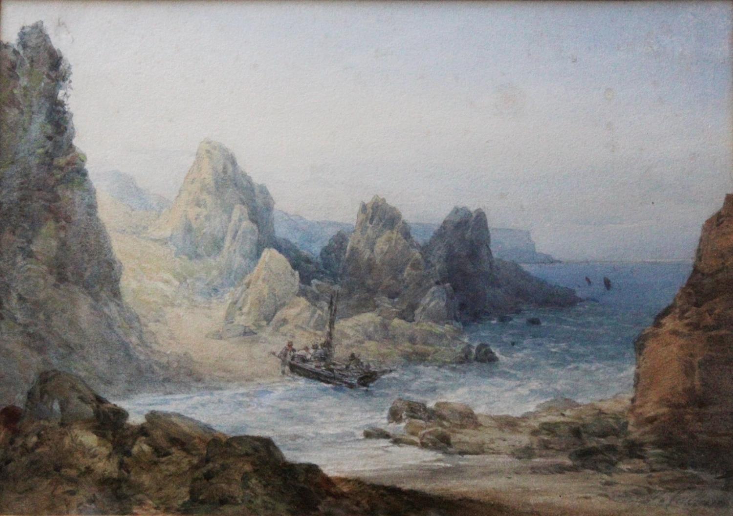 WILLIAM CALLOW, RWS (1812-1908) ON THE GALWAY COAST, IRELAND Signed, also signed and inscribed