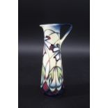 MOORCROFT TRIAL JUG a slender jug in the Cockelshell Orchid design, designed by N Sleeney and
