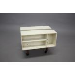 ERNEST RACE (1913-1964) ISOKON 'PENGUIN DONKEY' BOOKCASE a Mark II open bookcase with white