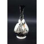 MOORCROFT VASE - MOTHER & BABY a bottle shaped limited edition vase in the Mother & Baby design,