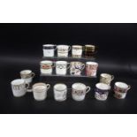 COLLECTION OF 19THC COFFEE CANS a collection of 24 various coffee cans, mostly English including