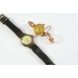 AN 18CT GOLD OYSTER WRISTWATCH BY ROLEX the circular dial signed Robinson & Co. Ltd., Singapore,