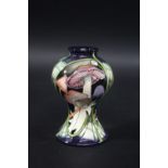 MOORCROFT TRIAL VASE - MUSHROOM a gourd shaped vase in the Mushroom design, and dated 8/11/10.