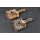 NEWLYN COPPER CANDLEHOLDER the copper candleholder of sqaure shape and designed with two fish,