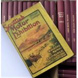 The Scottish Motor Show Official Programme & Catalogue A significantly complete run from 1910 to