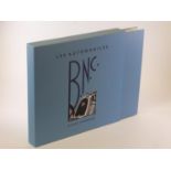 Les Automobiles B.N.C. by Gilles Fournier. A limited-edition volume numbered 356 of only 380