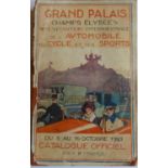 Grand Palais Exposition International and other rare but similar French motor show official