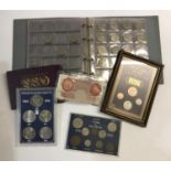 A LARGE COLLECTION OF WHITMAN FOLDERS AND OTHER PRE DECIMAL COINS. Whitman folders: Halfcrowns