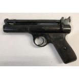 A WEBLEY SENIOR AIR PISTOL. A post war Webley Senior .177 Air Pistol marked to the side of the