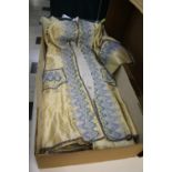 PROFESSIONAL THEATRICAL COSTUMES - THORNDIKE FAMILY including a cream silk and heavily beaded