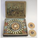 VICTORIAN GEORGRAPHICAL GAME - THE LEARNED SWALLOW an interesting boxed game with two cards with a