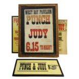 PUNCH & JUDY COLLECTION a fascinating collection of related Punch and Judy items, including