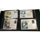 AVIATION FIRST DAY COVERS - SIGNED six albums of aviation related first day covers, with various