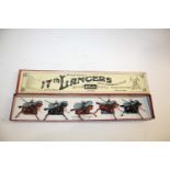 BRITAINS 17TH LANCERS Model 81 17th Lancers (Duke of Cambridge's Own), with five figures on