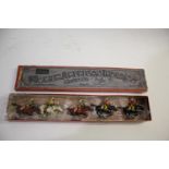 BRITAINS NORTH AMERICAN INDIANS - MOUNTED Model No 152, with five various figures on horseback and