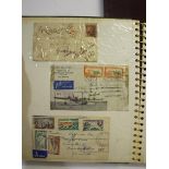STAMP ALBUMS one album with 19thc & 20thc GB stamps and foreign content (Falkland Islands, New