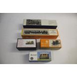 RAILWAY KIT LOCOMOTIVES 5 unused boxed railway kit locomotives, including Nu Cast Steam Railmotor,