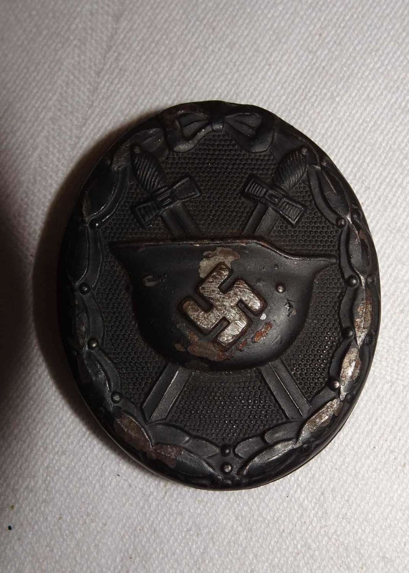 2. Weltkrieg, Verwundetenabzeichen, 2. Form in Schwarz2nd World War, Wound Badge, 2nd form in black