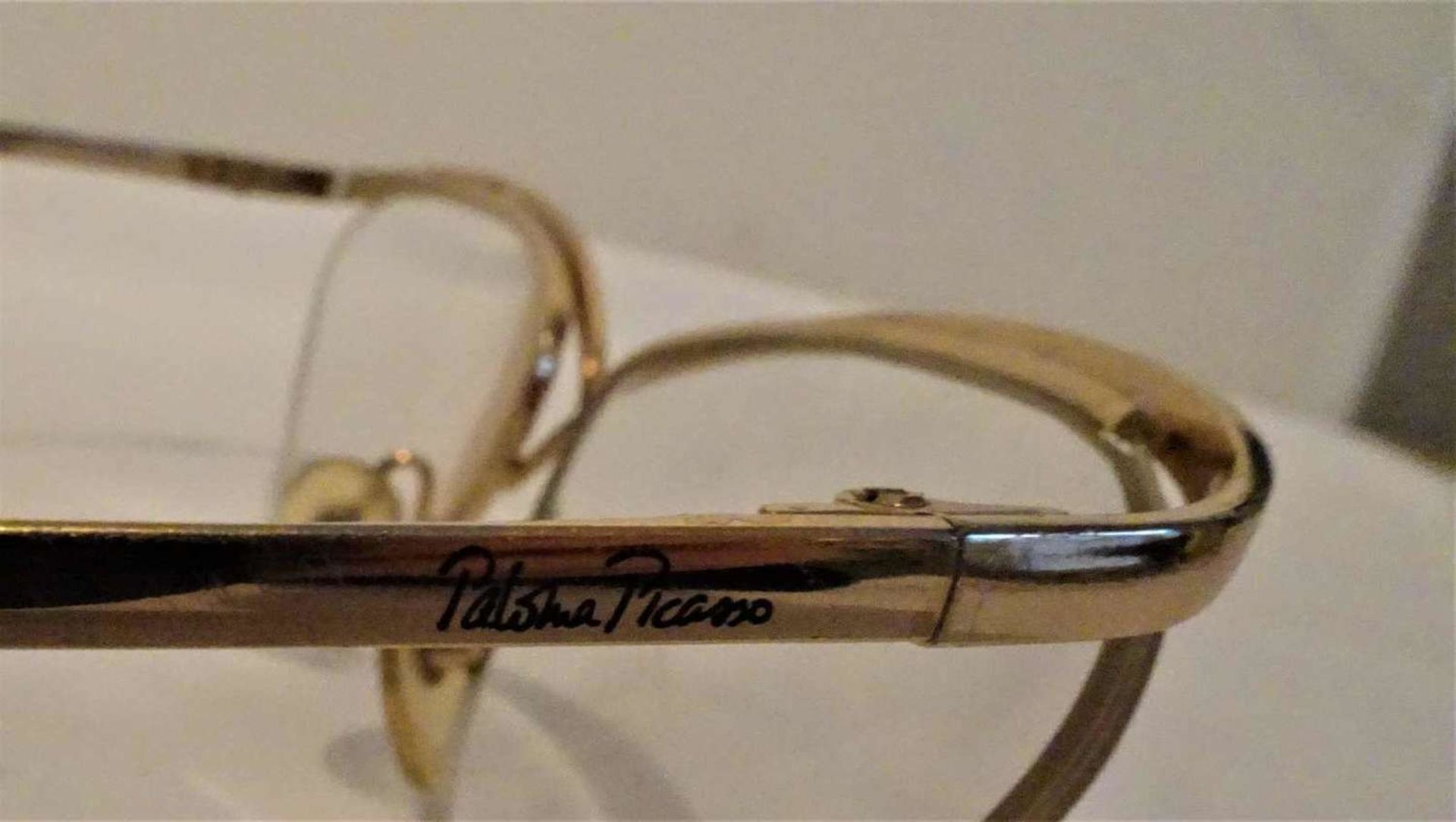 Vintage Brillengestell Paloma Picasso, 70er Jahre. Recht guter Zustand.Vintage glasses frame Paloma - Image 2 of 2