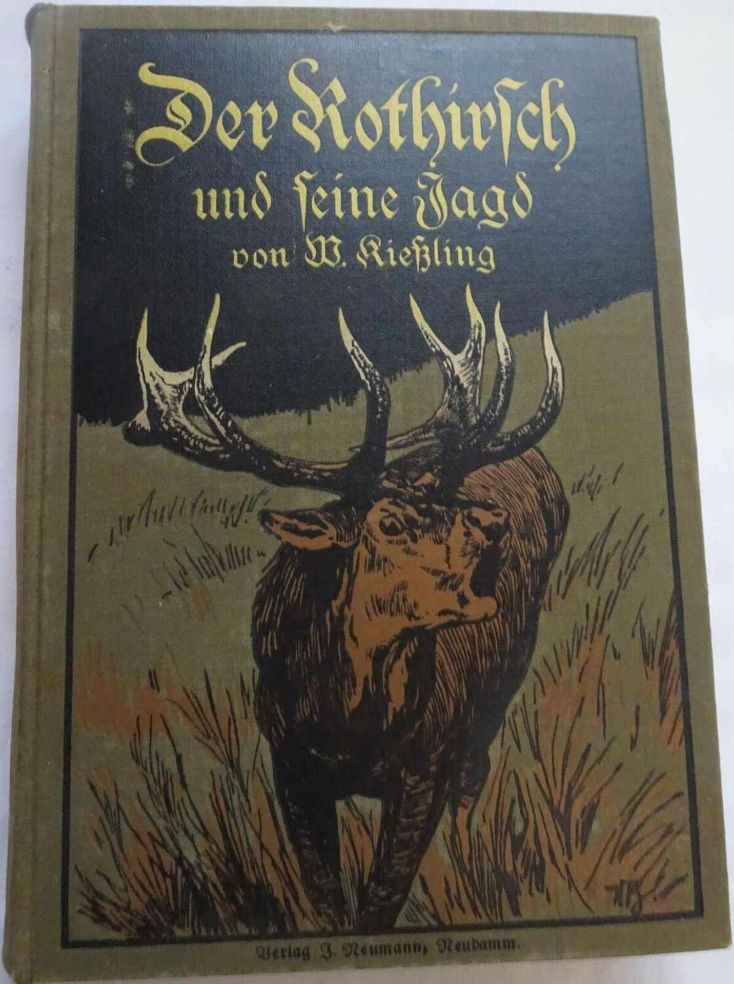 W. Kiessling, Der Rothirsch und seine Jagd. Neudamm 1913W. Kiessling, The red deer and his hunt. Ne