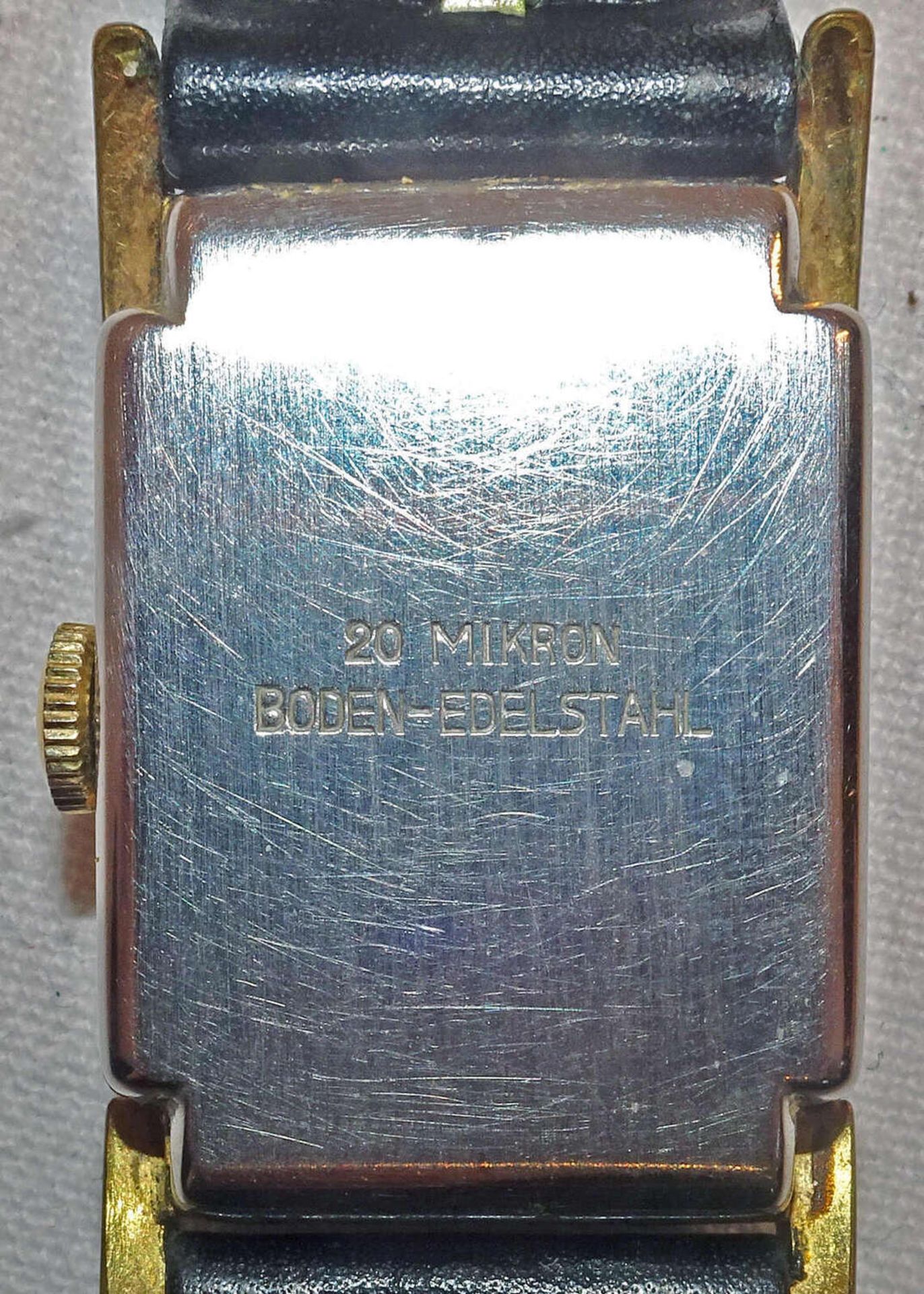 Herrenarmbanduhr Anker, mechanisch, 60er Jahre. Funktion geprüft.Men's wrist watch Anker, mechanic - Bild 2 aus 2