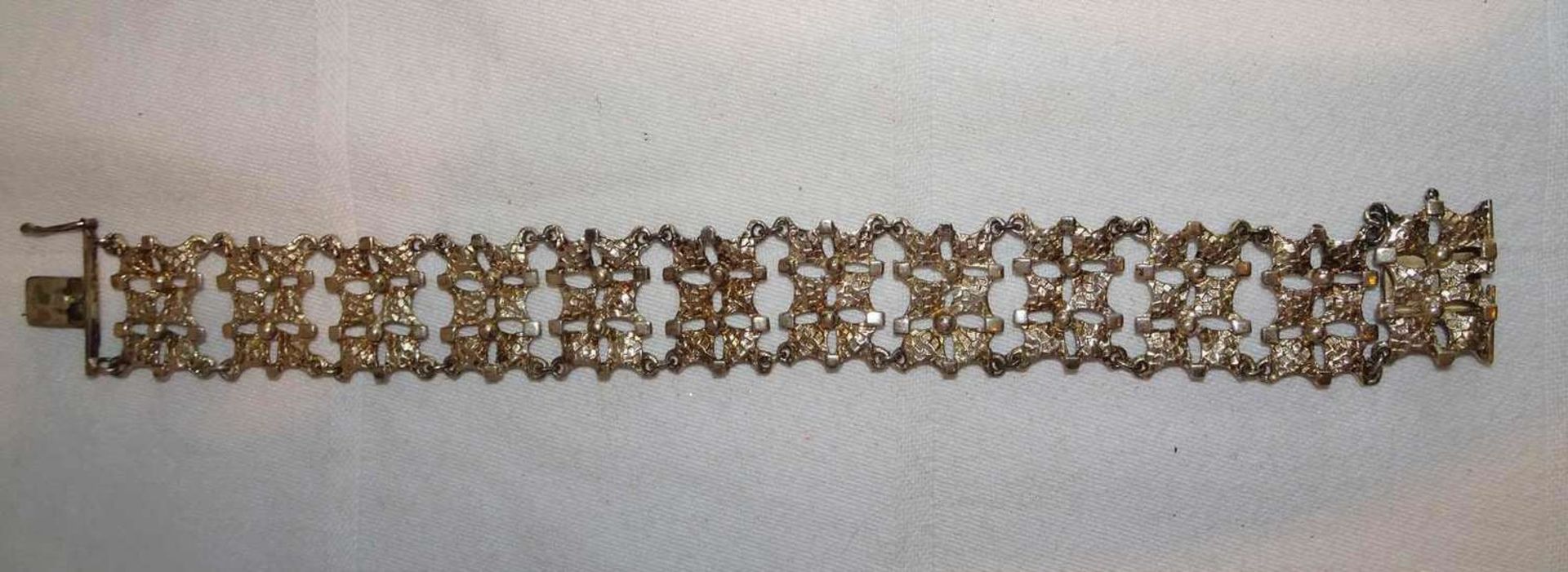 Armband, 835er Silber, Länge ca. 20 cm. Gewicht ca. 21,8 gr.Bracelet, 835 silver, length approx. 2