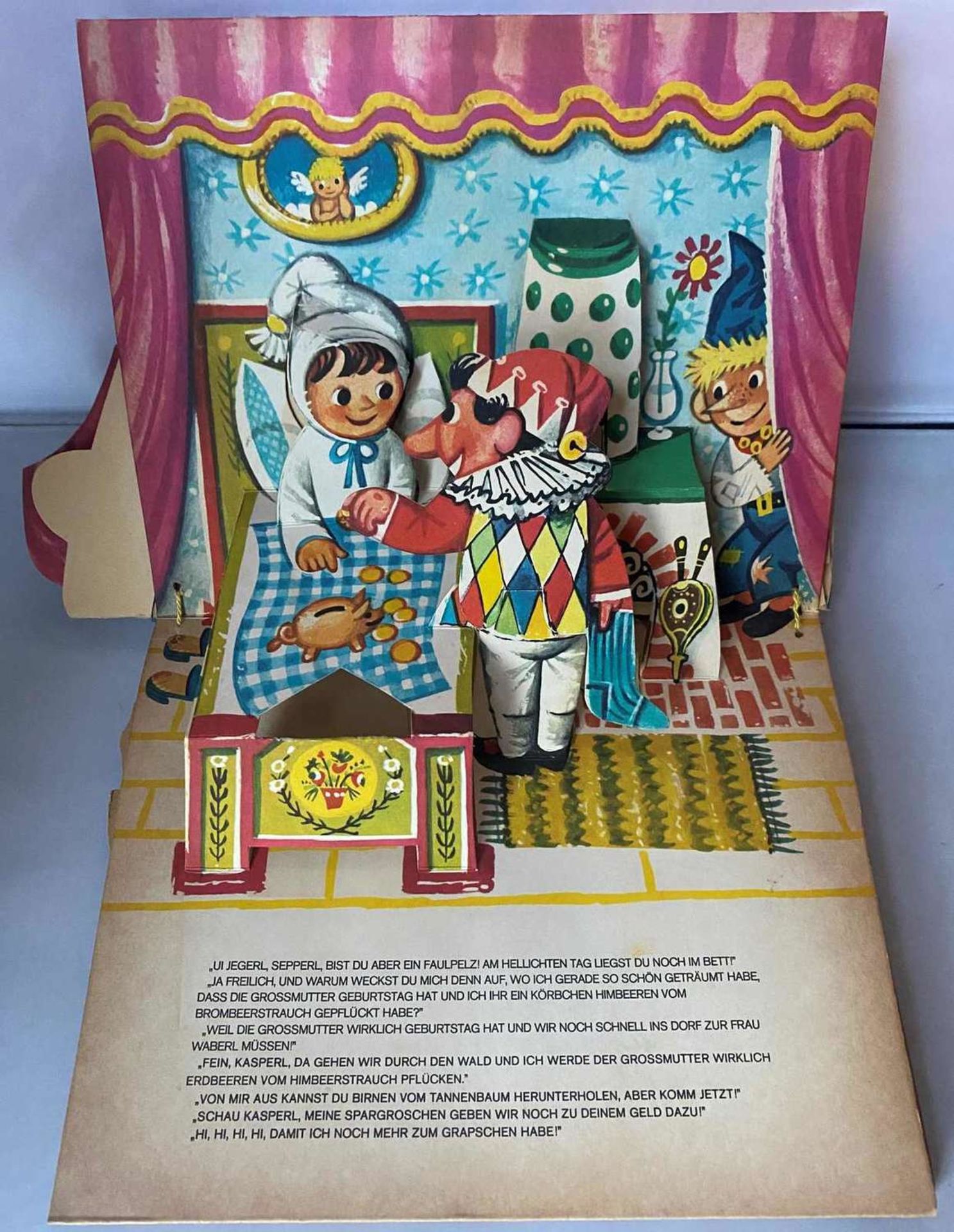 Kinderbuch : Kinder seid ihr alle da ? - Pop-up-Buch, Frick Verlag - Wien. Illustrationen V. Kubast - Bild 3 aus 6