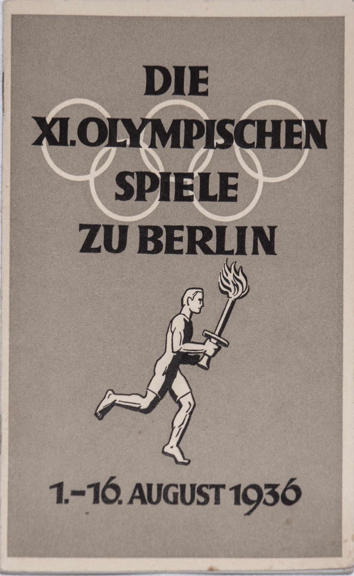 Ehrengabe Broschüre Olympia 1936 für Leistungsschreibkurs Steno, bebildert.Gift of honor brochure