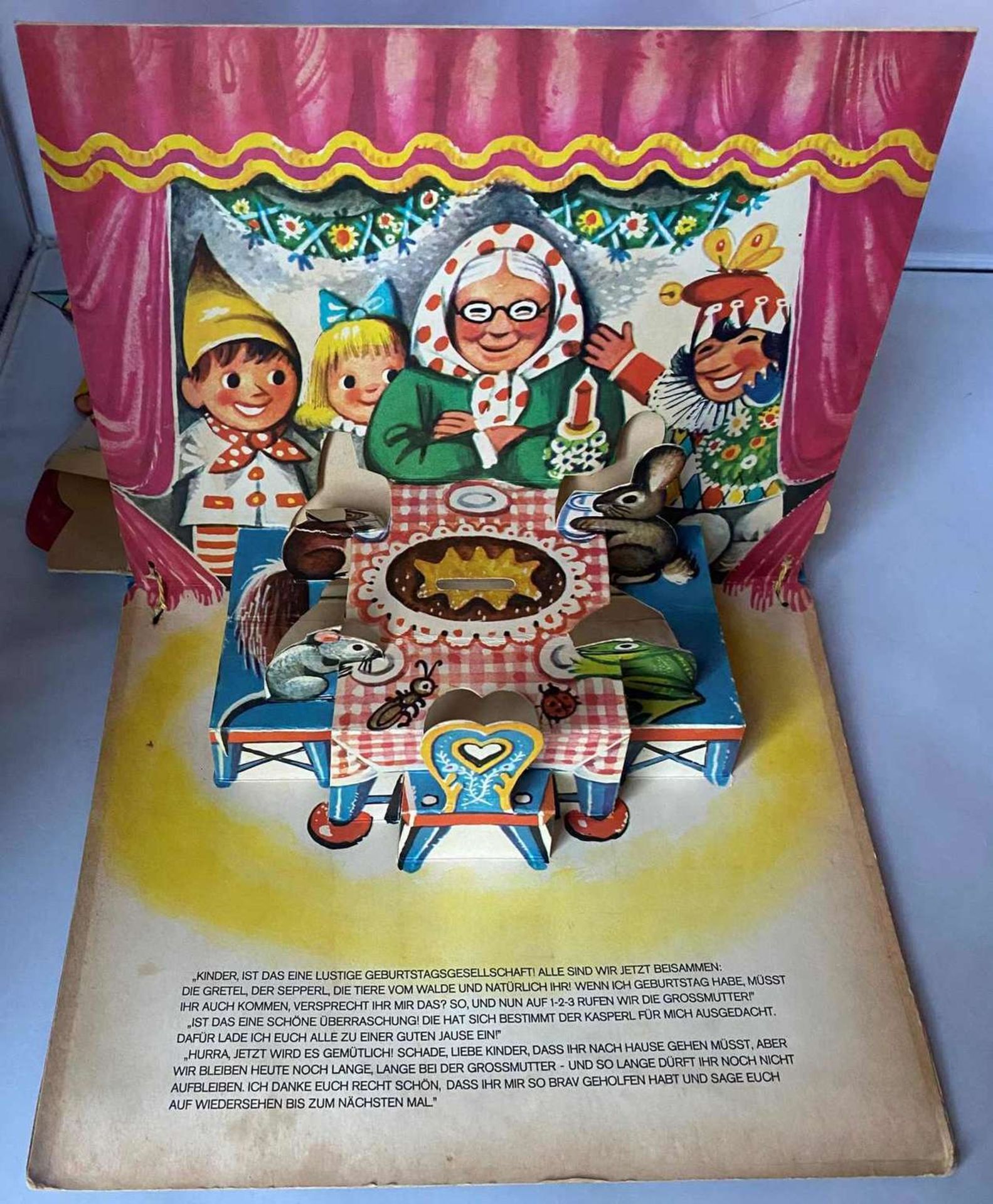 Kinderbuch : Kinder seid ihr alle da ? - Pop-up-Buch, Frick Verlag - Wien. Illustrationen V. Kubast - Bild 5 aus 6